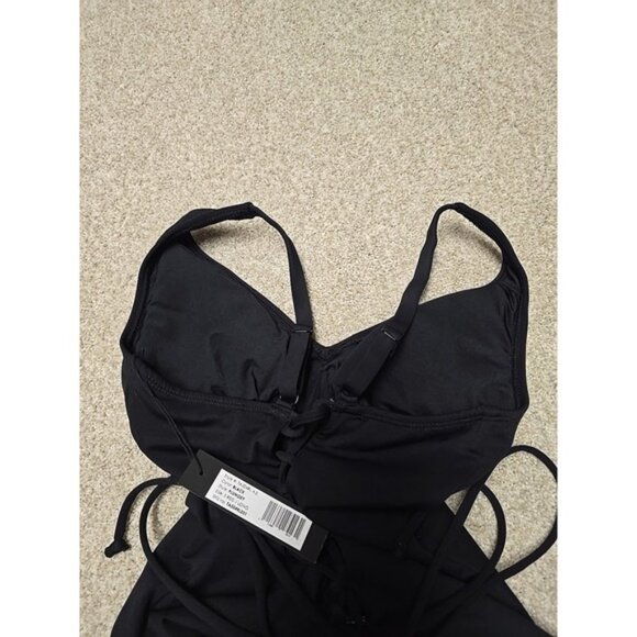 Ta3 Womens Black Plungey Swimsuit Sz Small Reg/Long - Picture 6 of 8